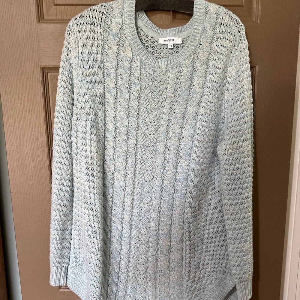 My Style cableknit sweater